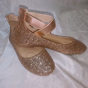 Pointe inspired Ballet Flats